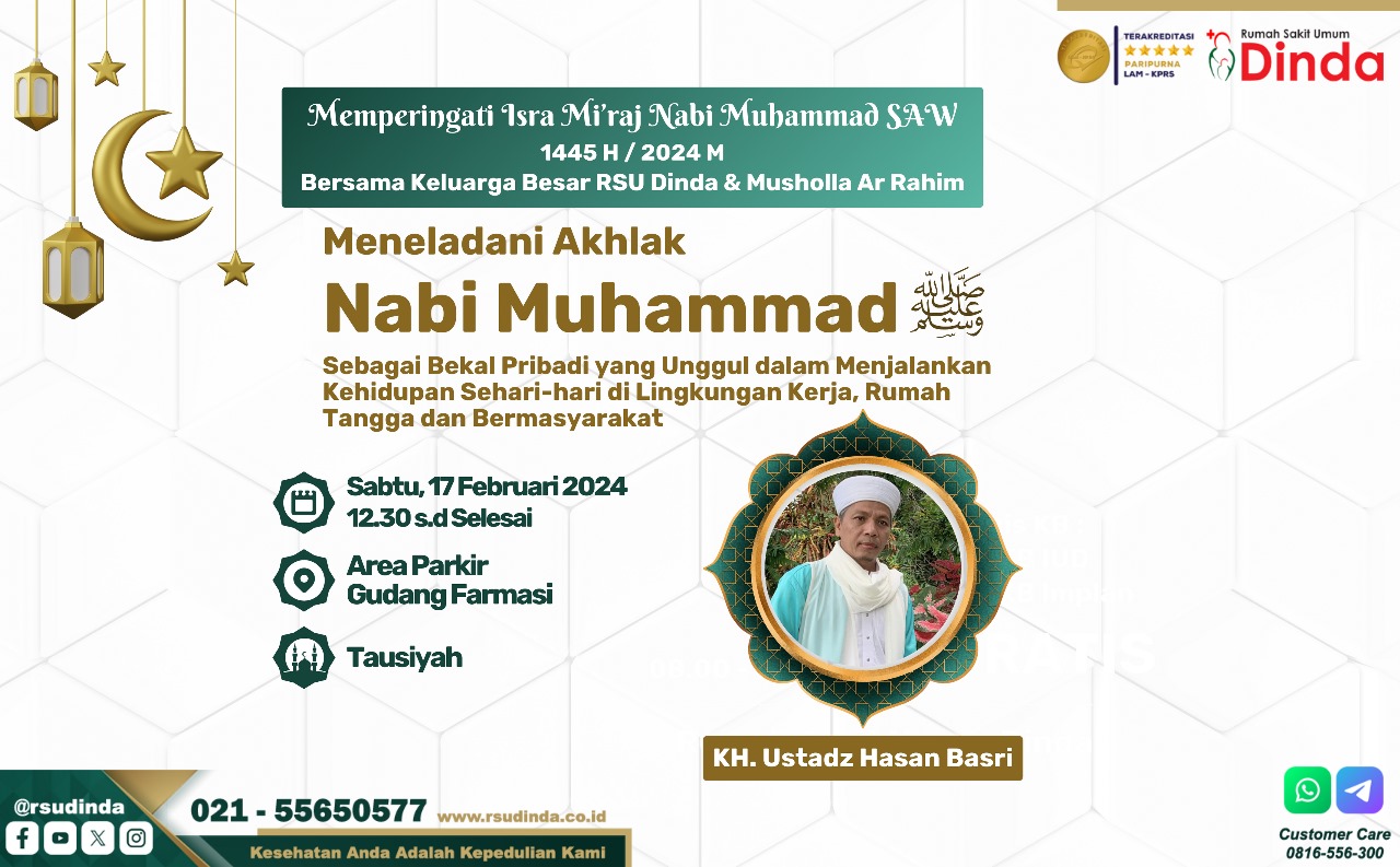 Memperingati Isra Mi’raj Nabi Muhammad SAW 1445 H / 2024 M